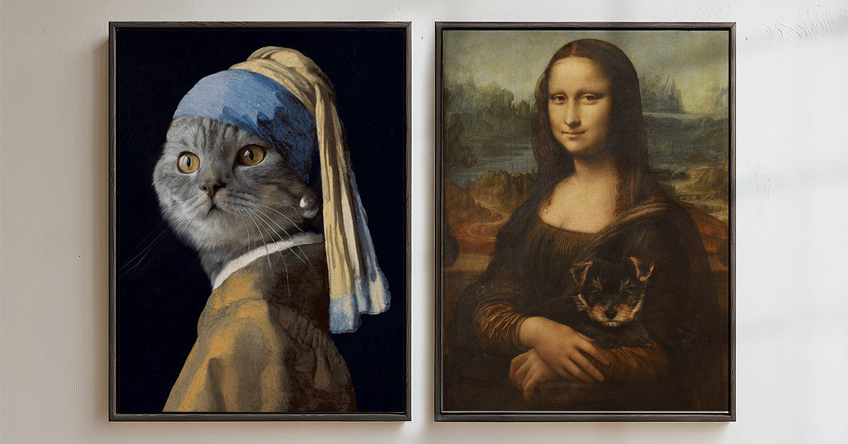 Custom Famous Painting Parodys for Dogs, Cats & More