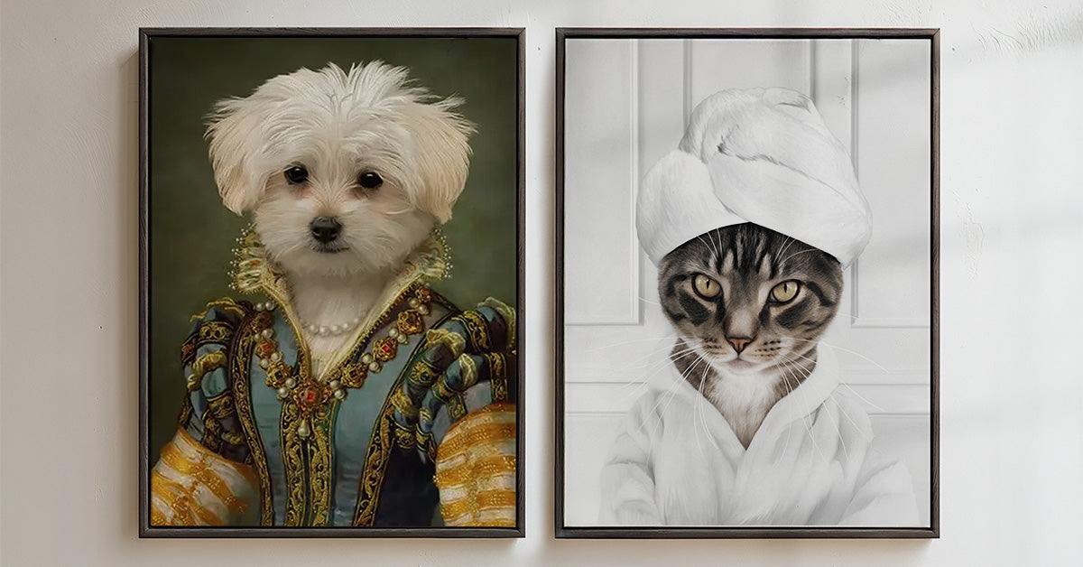 Custom Funny Pet Portraits Collection