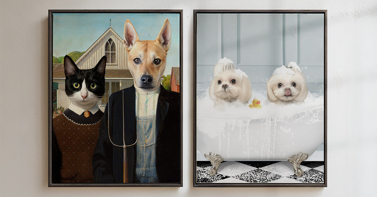 Custom Multiple Pet Portraits