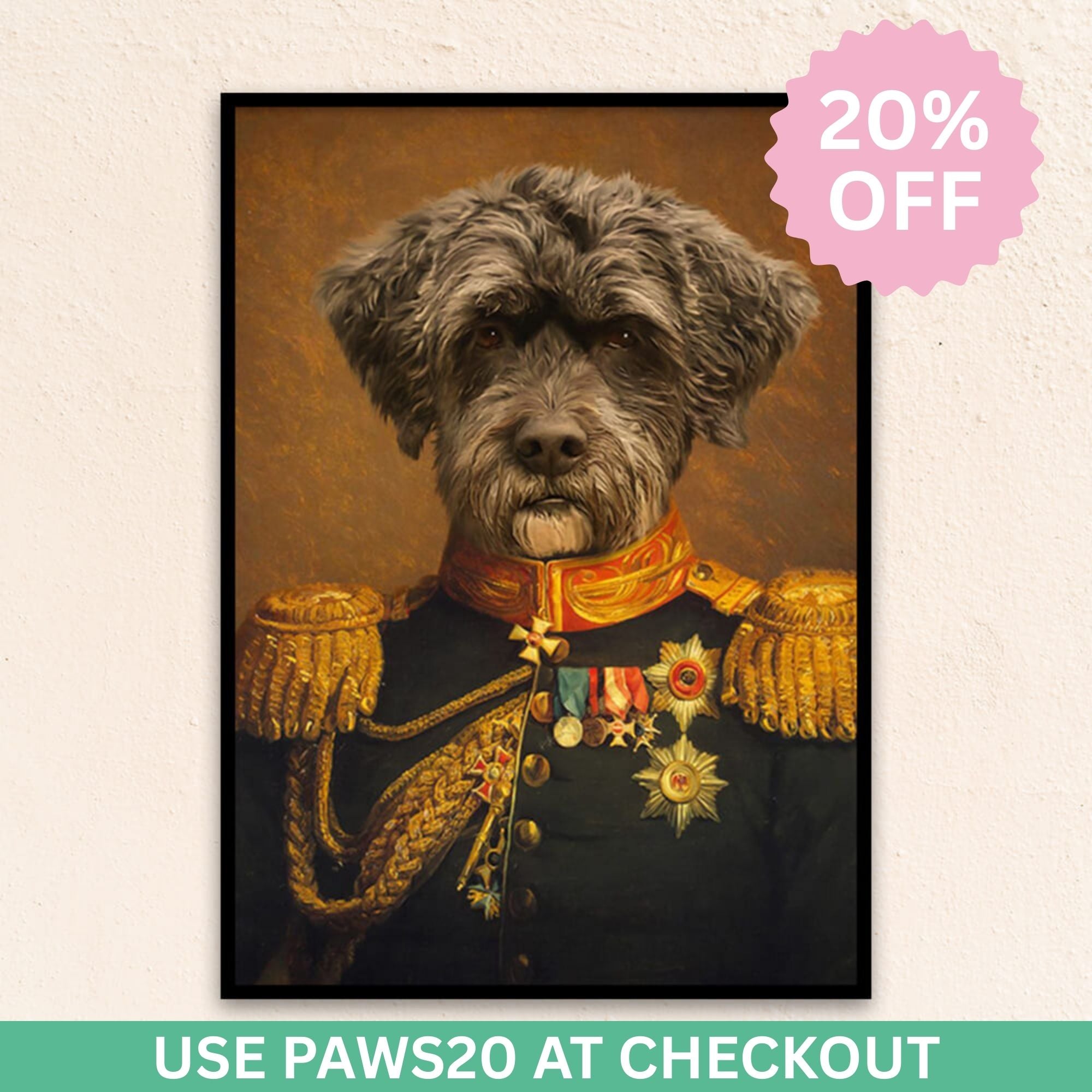 Custom Military Dog Portrait | The Statesman