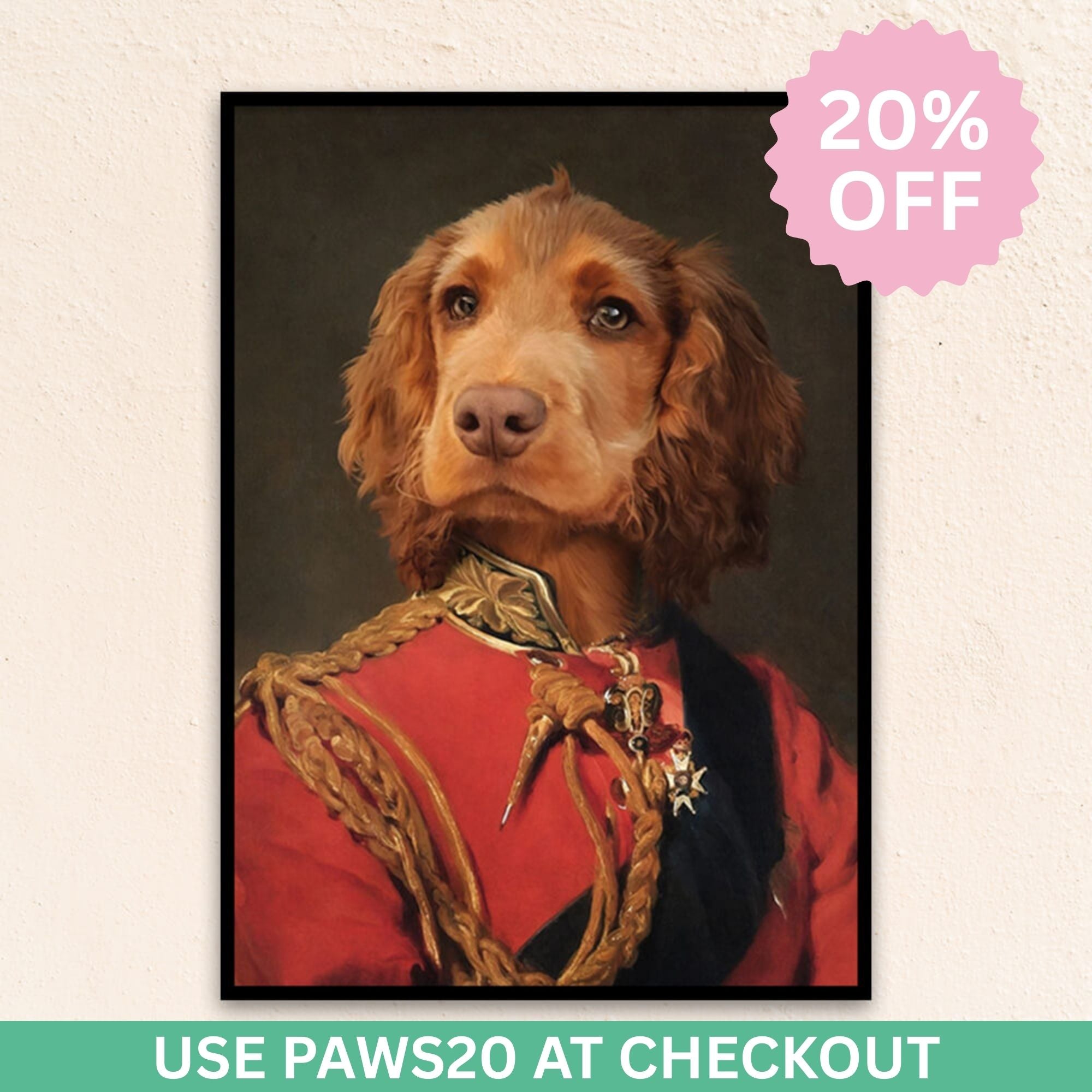 Custom Royal Pet Portrait | The Duke