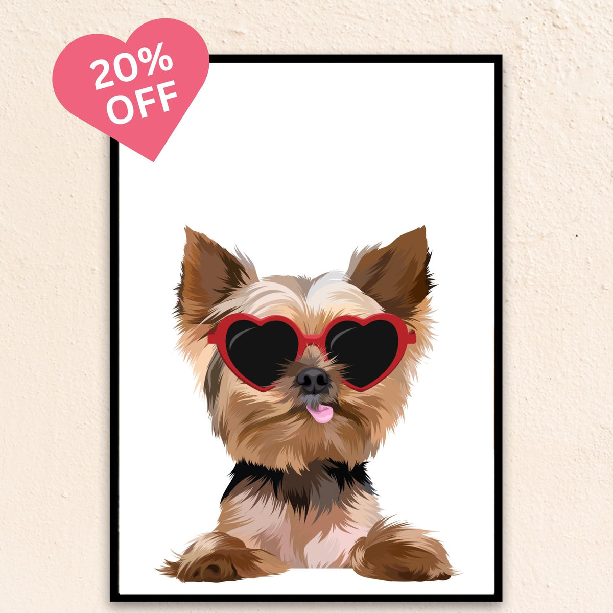 Custom Funny Pet Portrait | Sunglasses