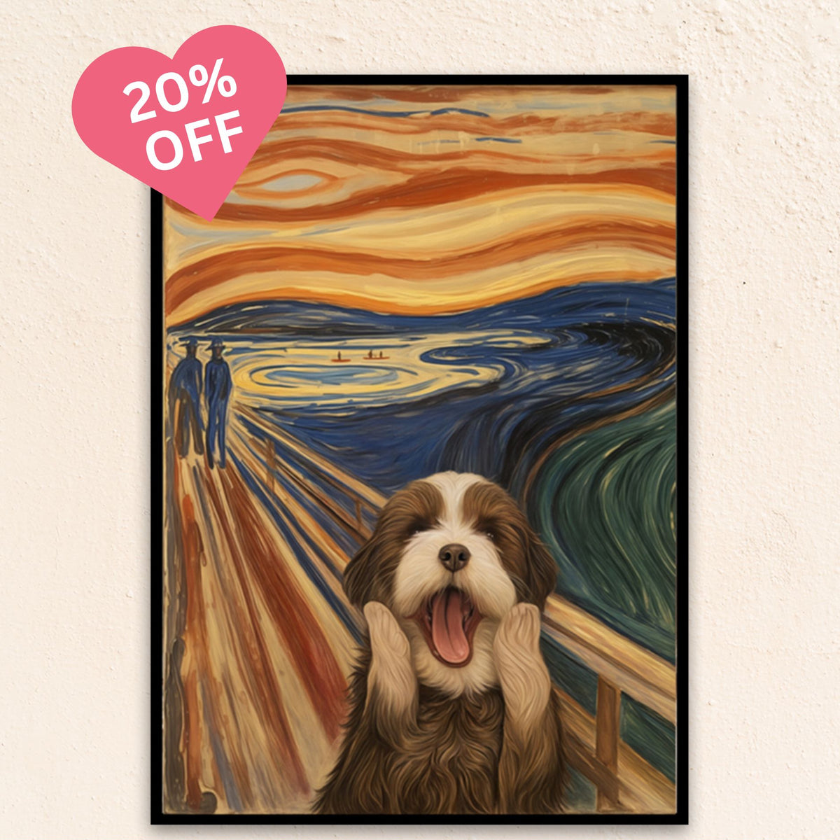 Custom Funny Pet Portrait | The Scream