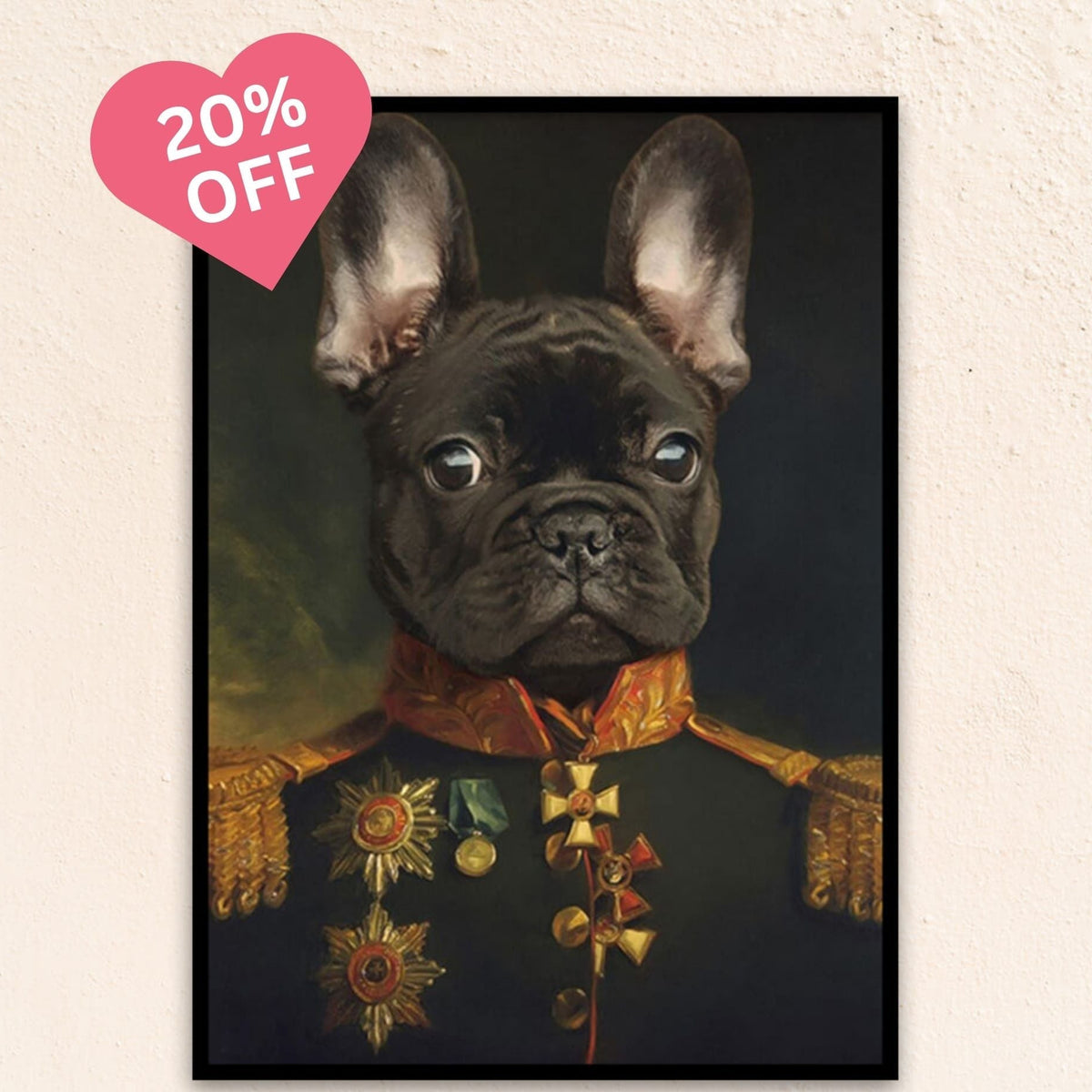 Custom Military Pet Portrait | The Captain