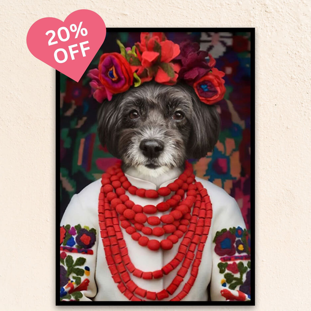 Custom Royal Pet Portrait | The Folk Princess