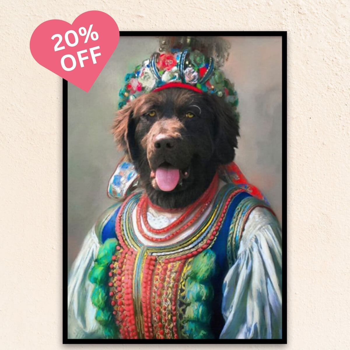 Custom Royal Pet Portrait | The Folk Duchess