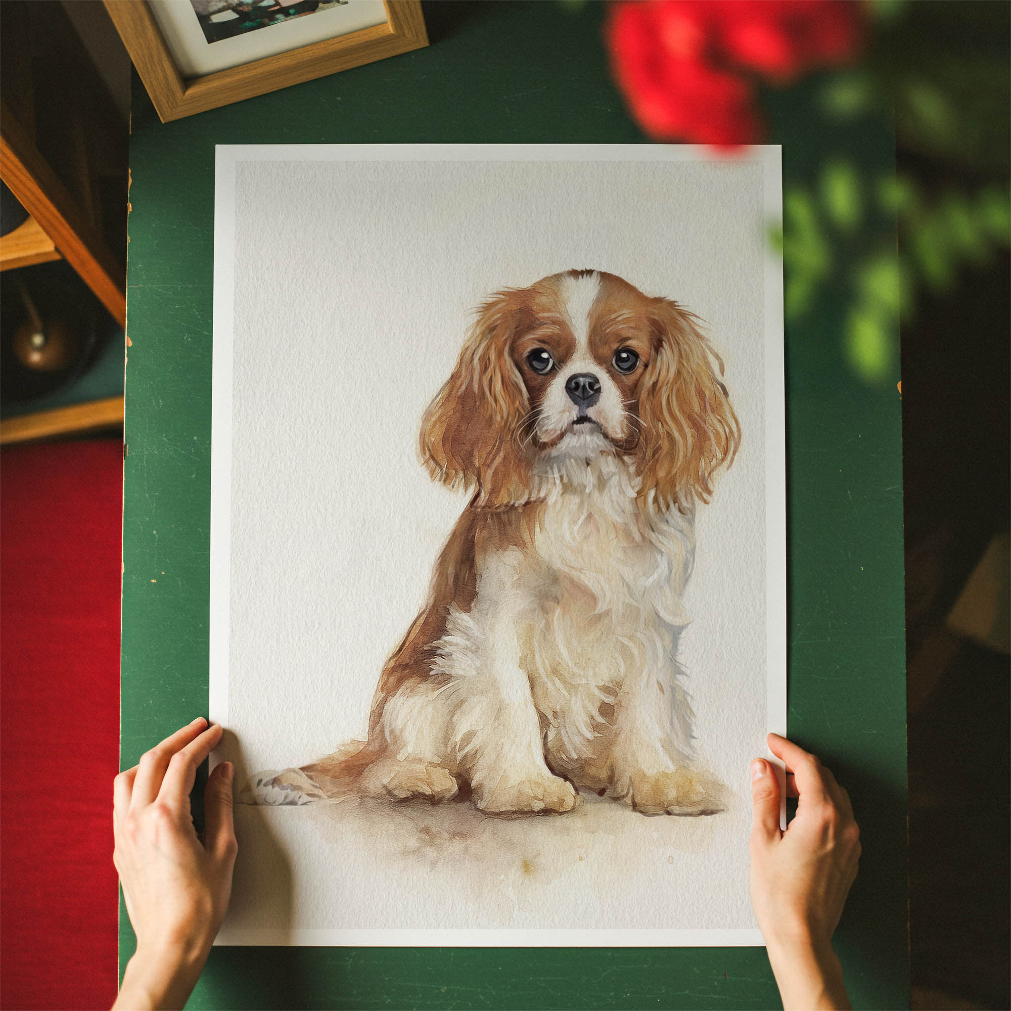 Custom Pet Portrait | Watercolor Full