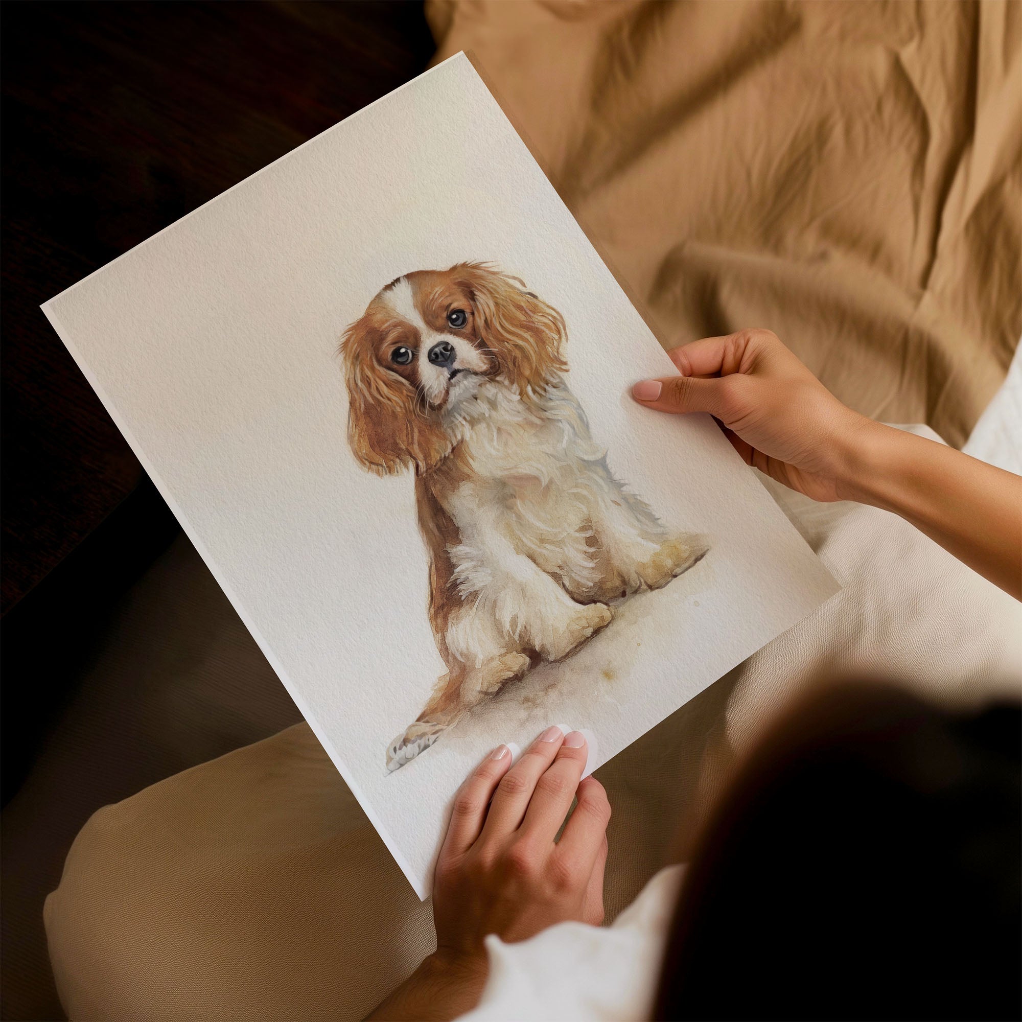 Custom Pet Portrait | Watercolor Full