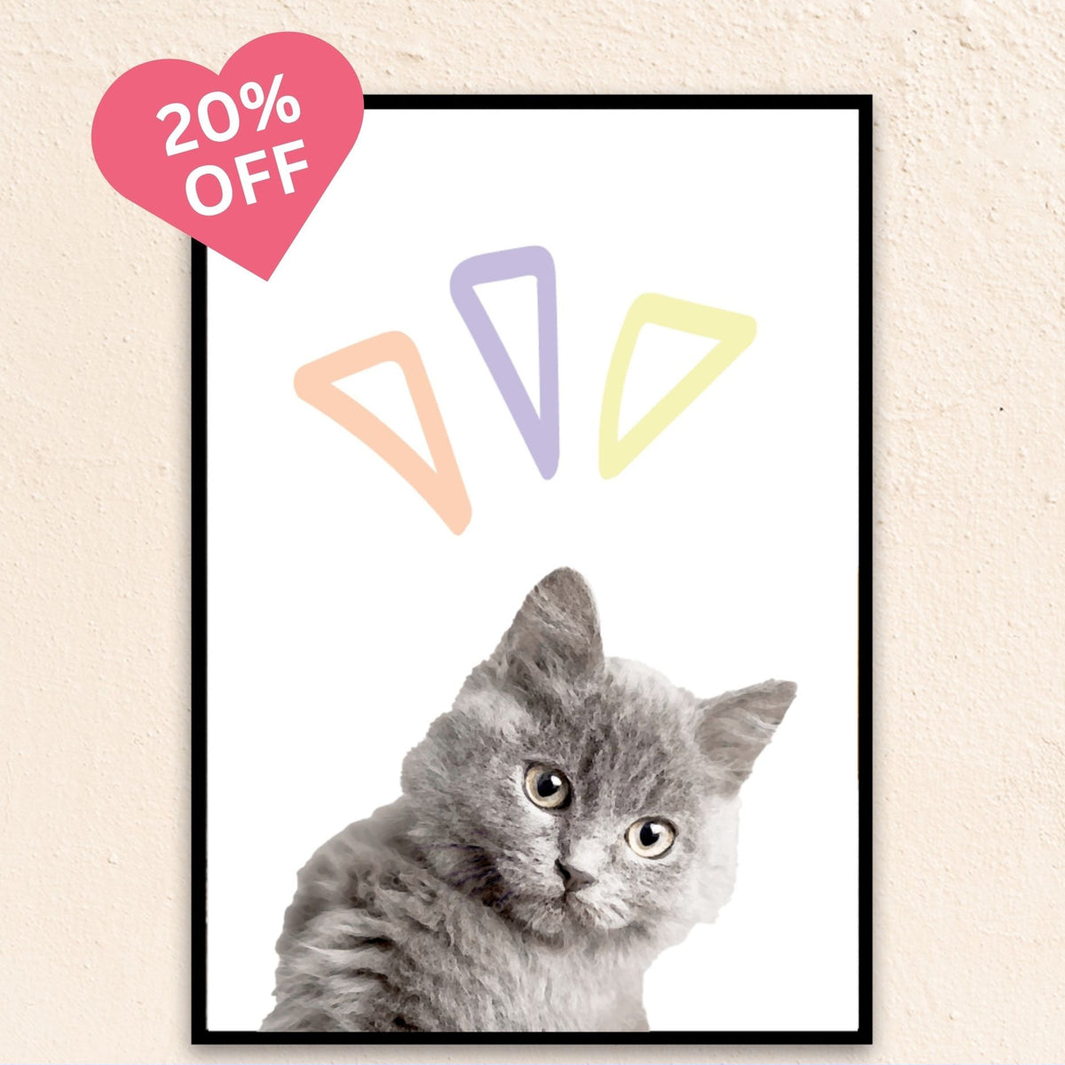 Custom Modern Pet Portrait | Pastel Details