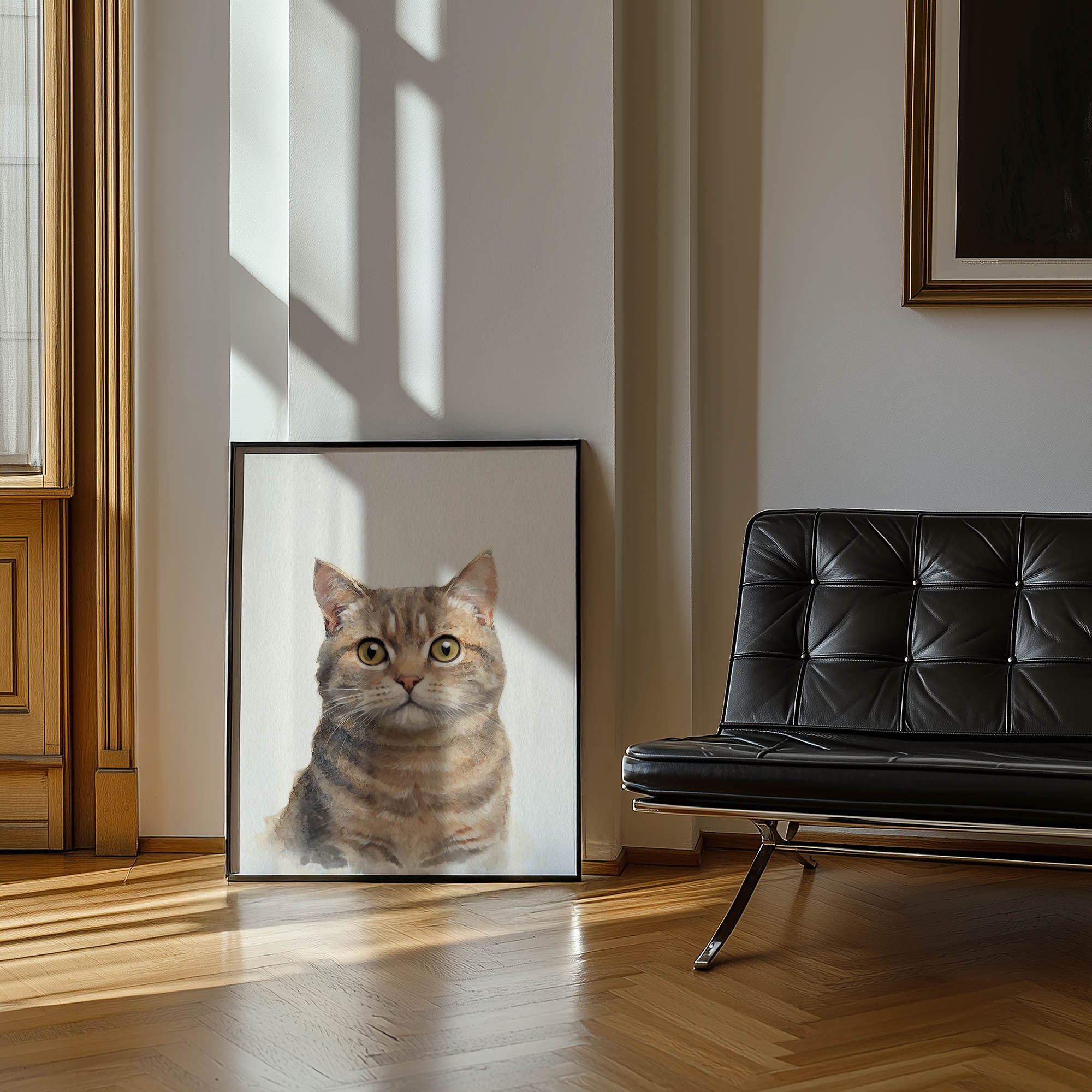 Custom Cat Portrait | Watercolor Close Up
