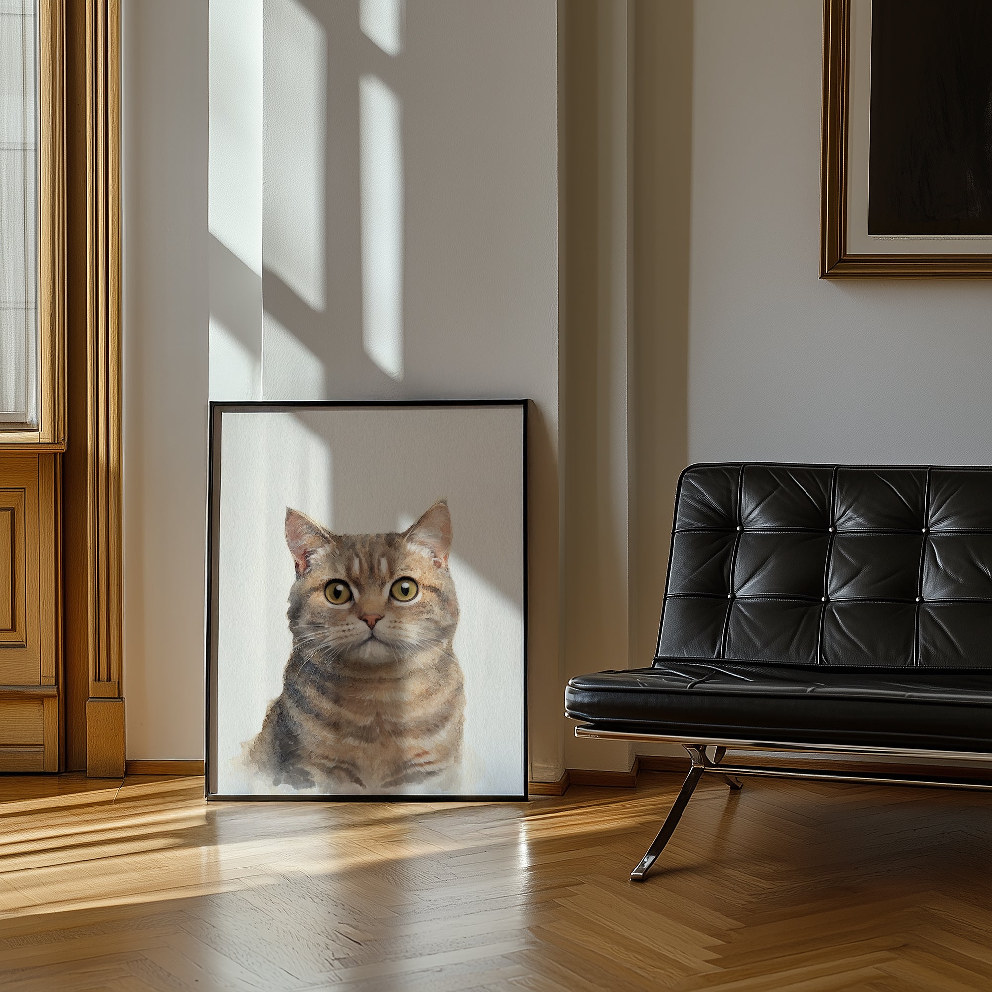 Custom Cat Portrait | Watercolor Close Up
