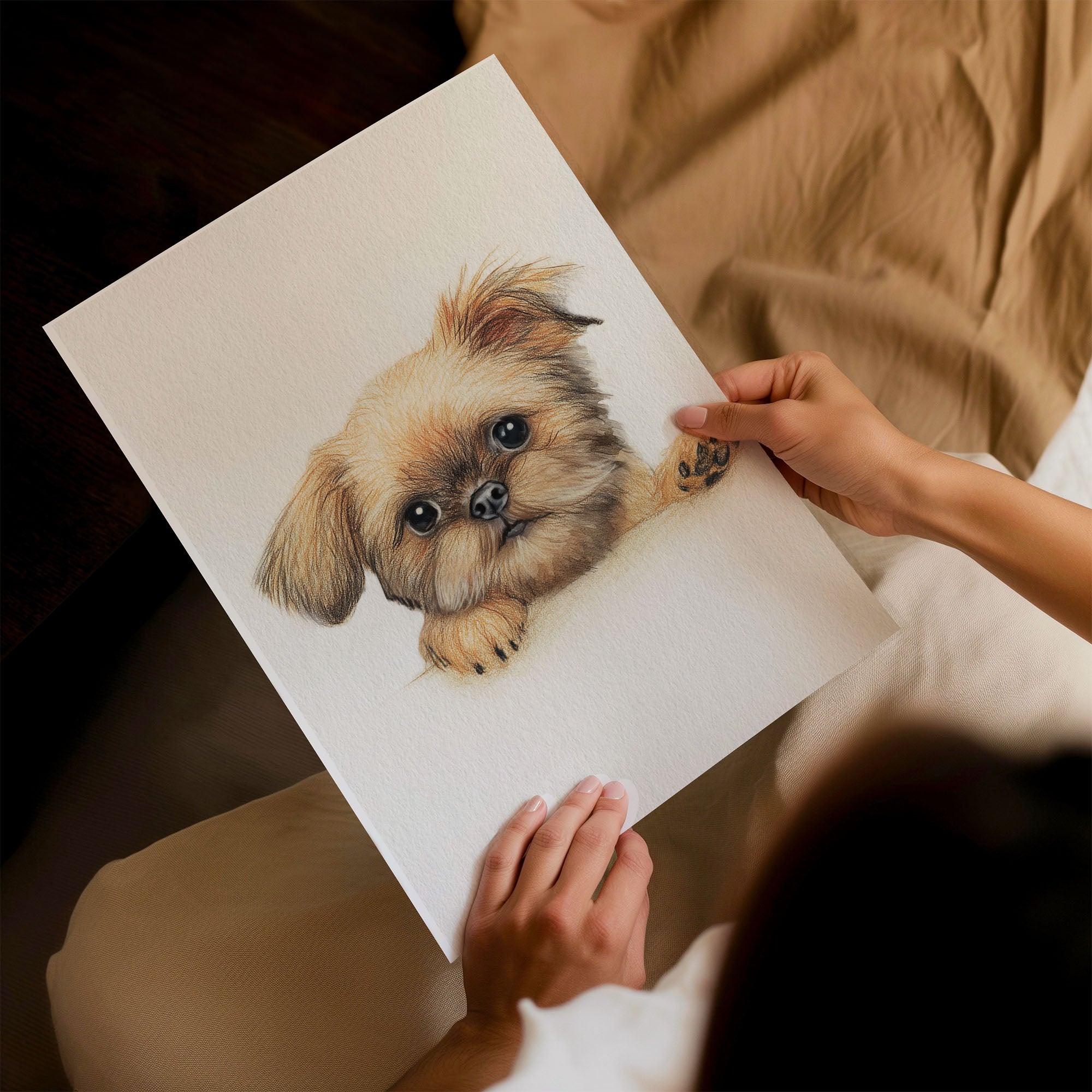 Custom Pet Portrait | Watercolor Close Up
