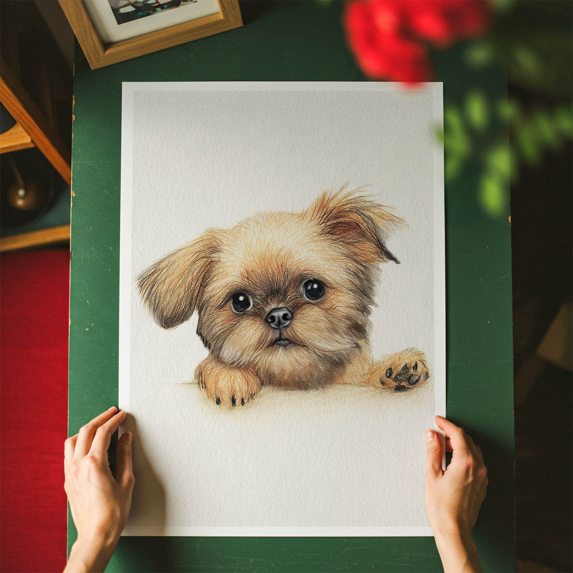 Custom Pet Portrait | Watercolor Close Up