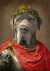 THE CAESAR - CUSTOM PET PORTRAIT portrait-my-pet.com