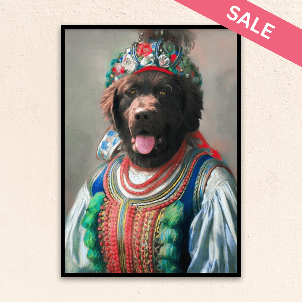 Custom Royal Pet Portrait | The Folk Duchess