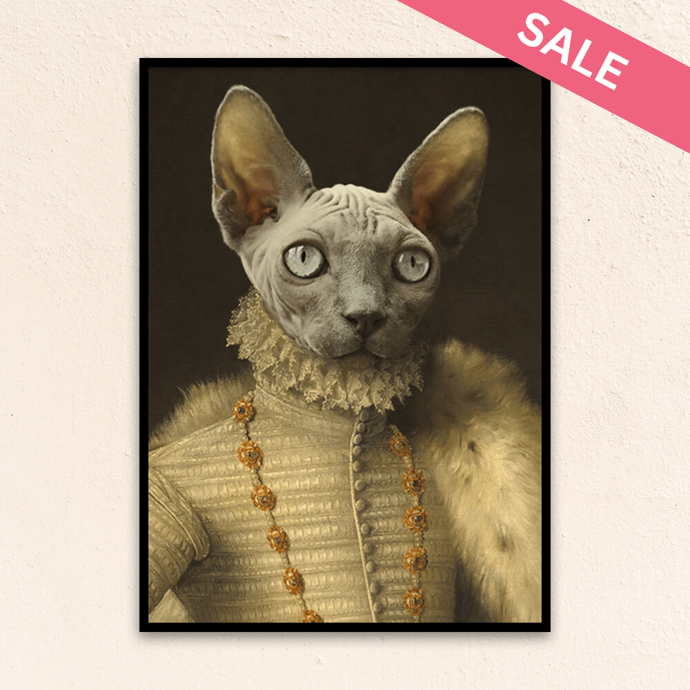 Custom Royal Pet Portrait | The Elizabethan Aristocrat