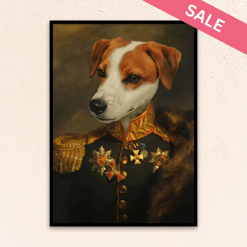 Custom Military Pet Portrait | The Commander