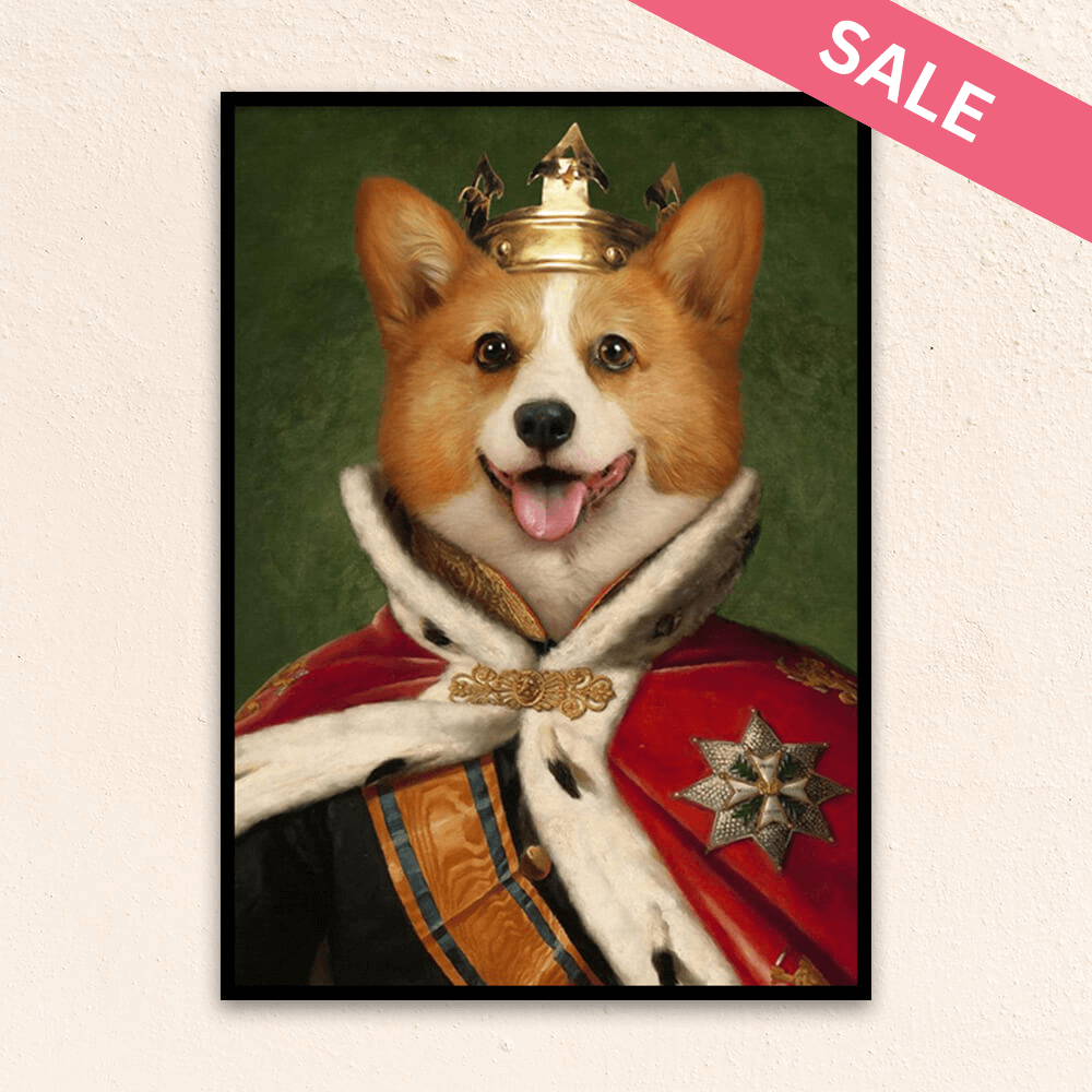 Custom Royal Pet Portrait | The King