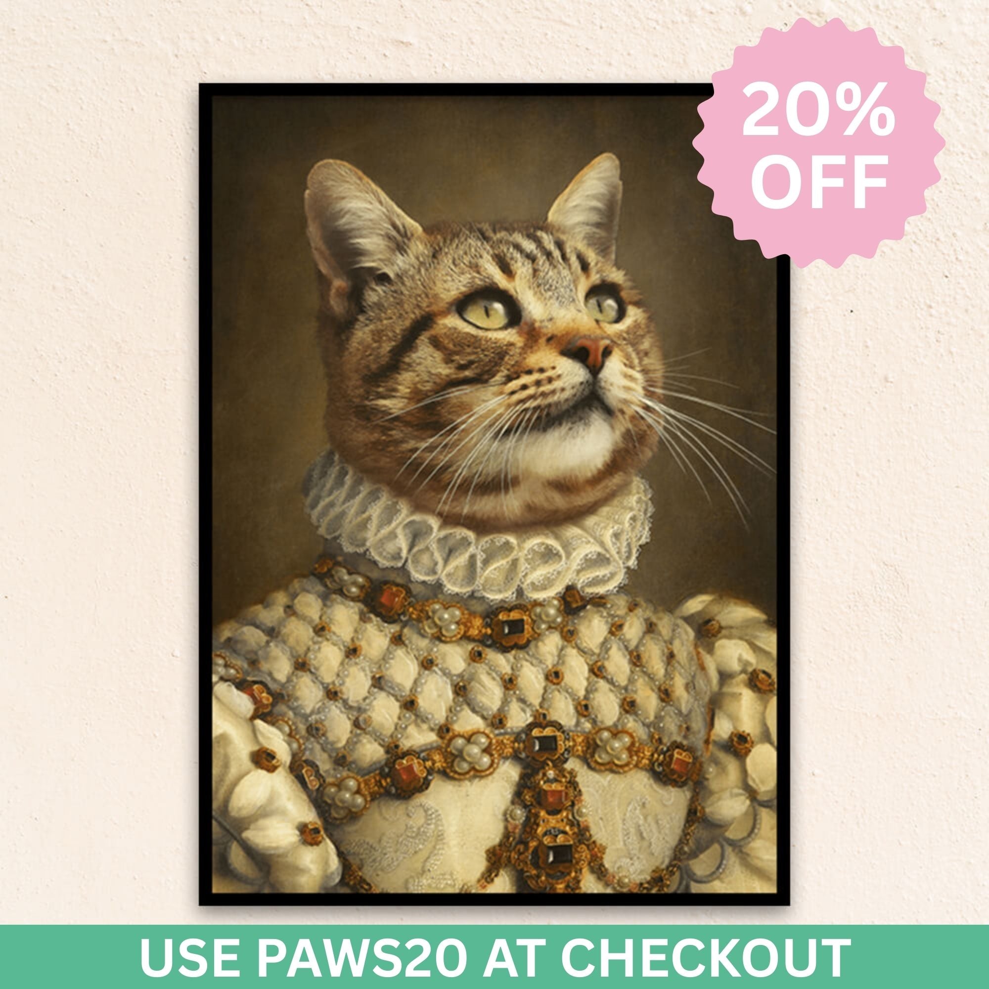 Custom Royal Dog Portrait | The Royal Princess