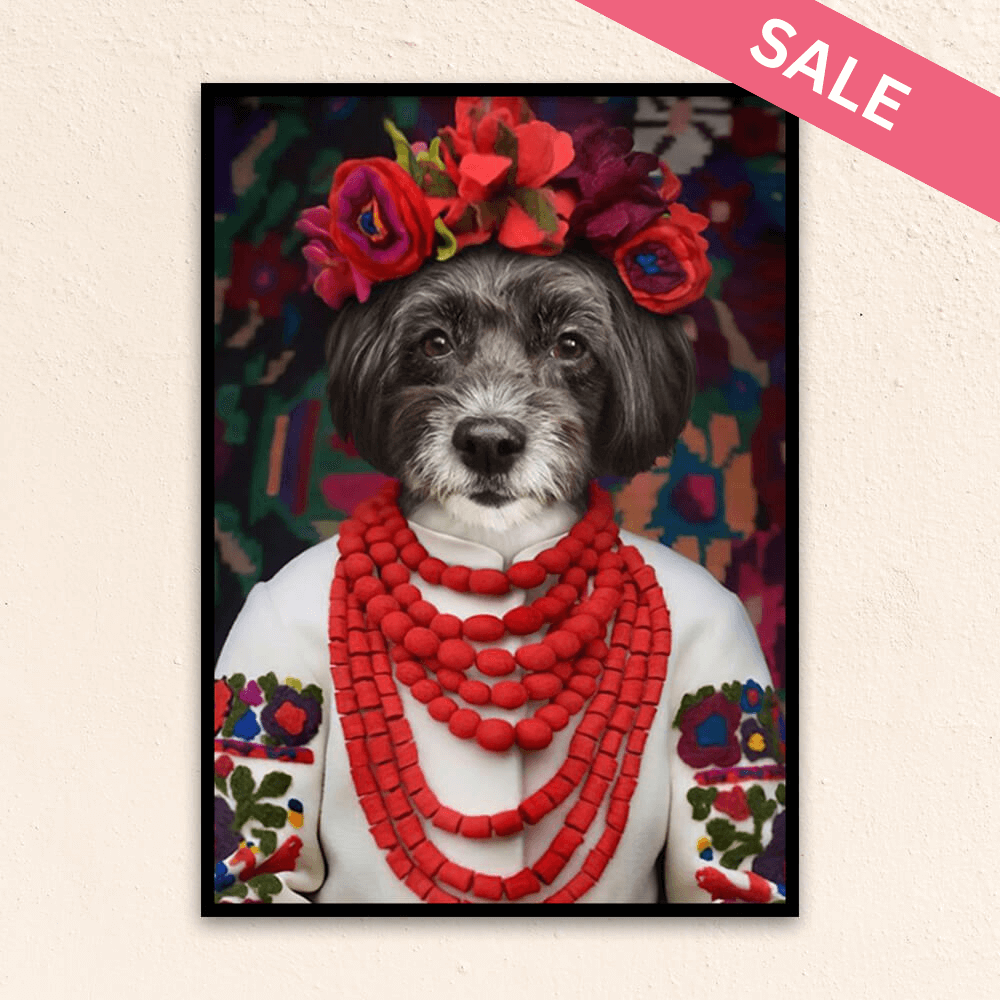 Custom Royal Pet Portrait | The Folk Princess