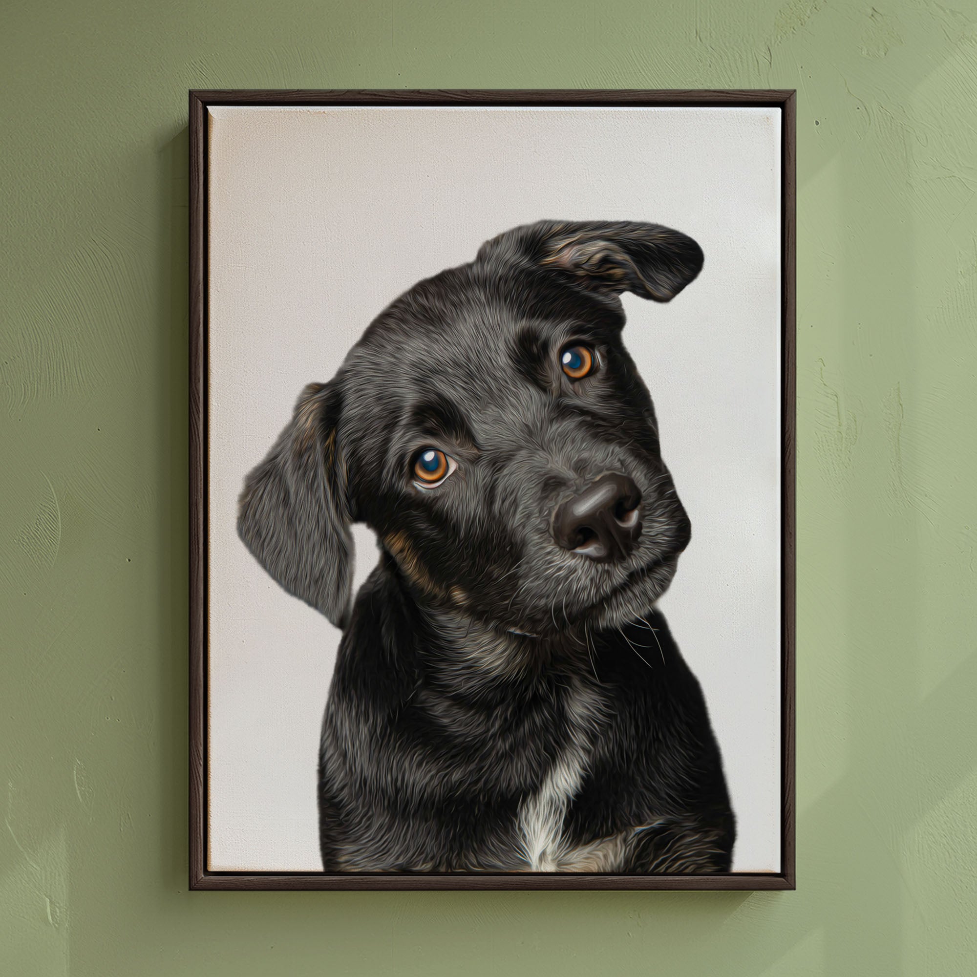 Custom Dog Portrait | Close Up