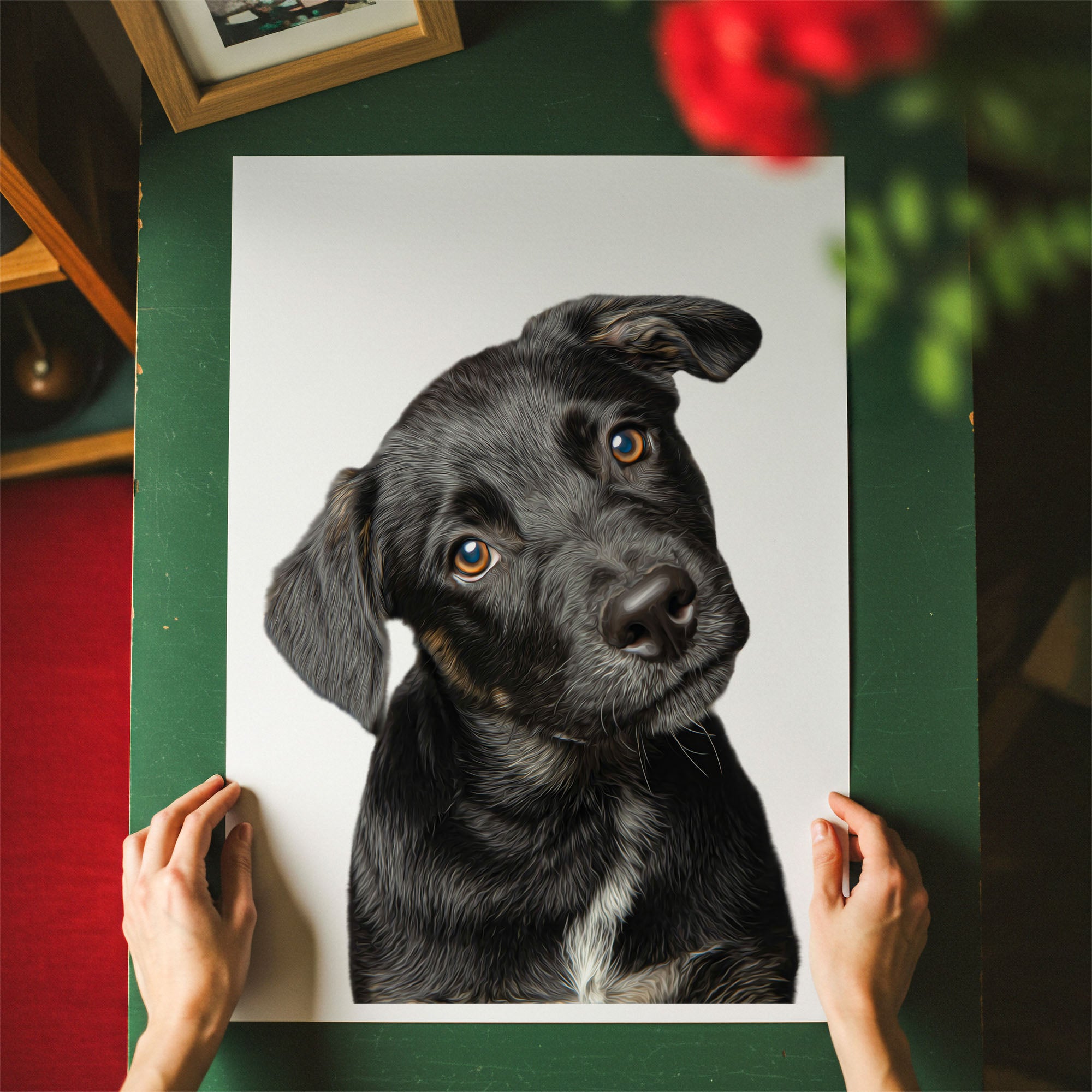 Custom Dog Portrait | Close Up