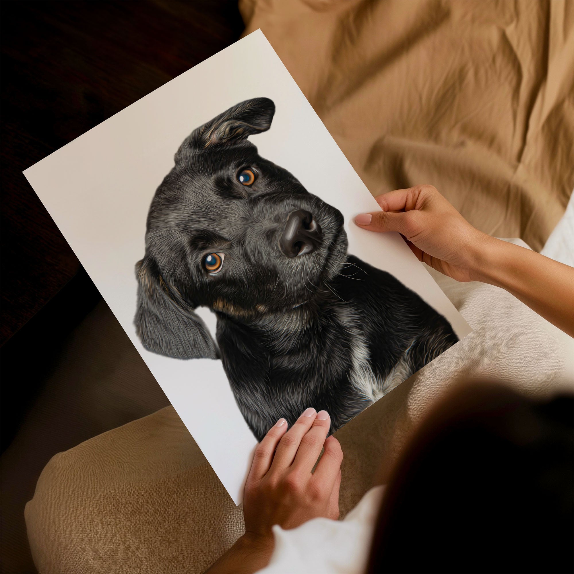 Custom Dog Portrait | Close Up