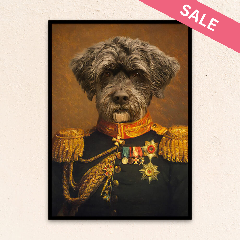 Custom Military Pet Portrait | The Statesman