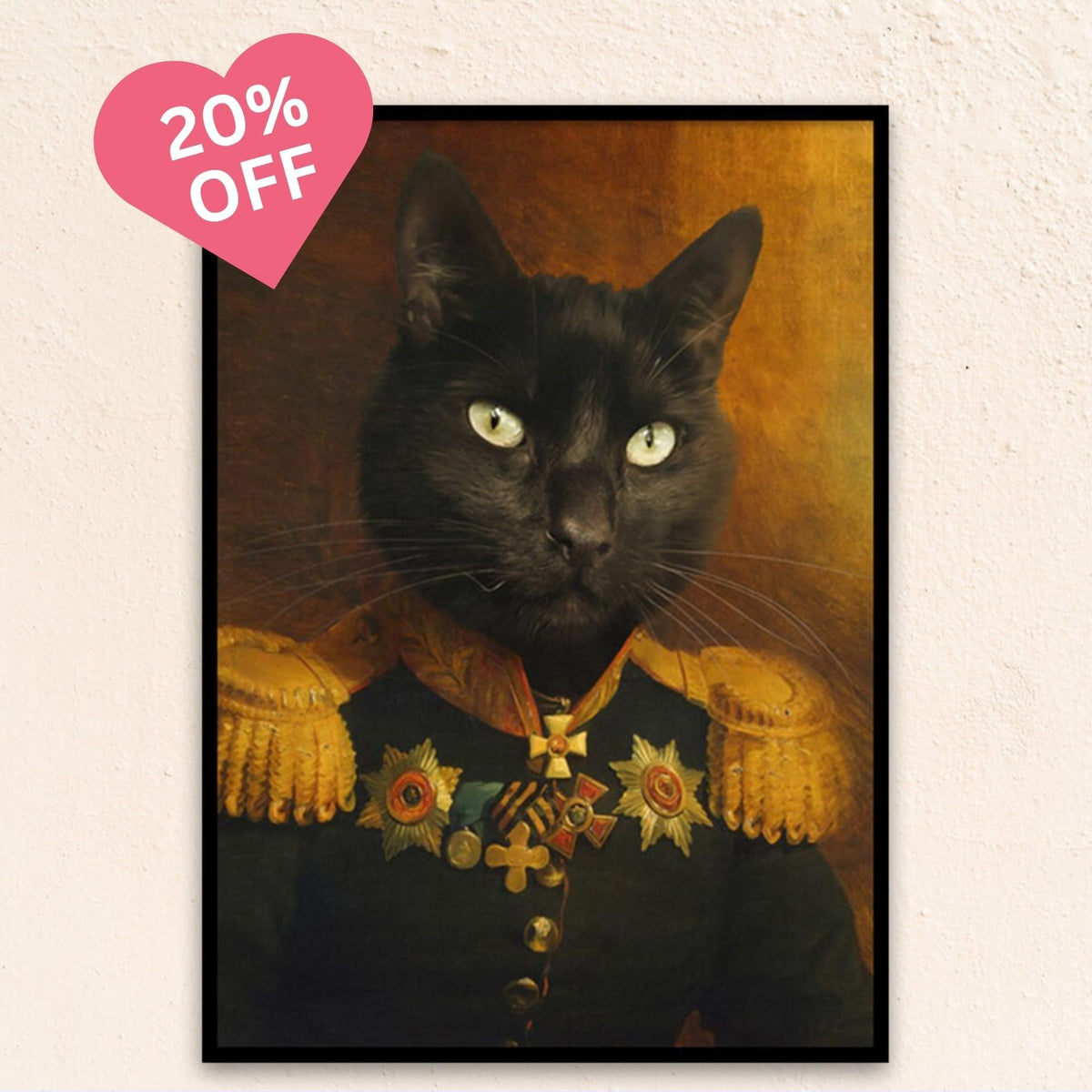 Custom Military Pet Portrait | The War General