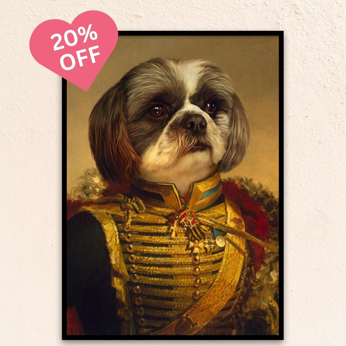 Custom Military Pet Portrait | The Major General