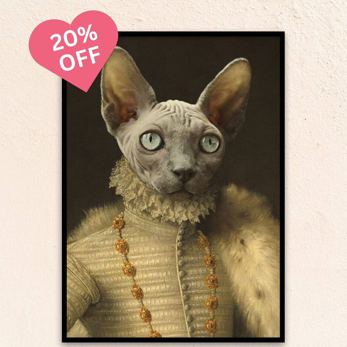 Custom Royal Pet Portrait | The Elizabethan Aristocrat