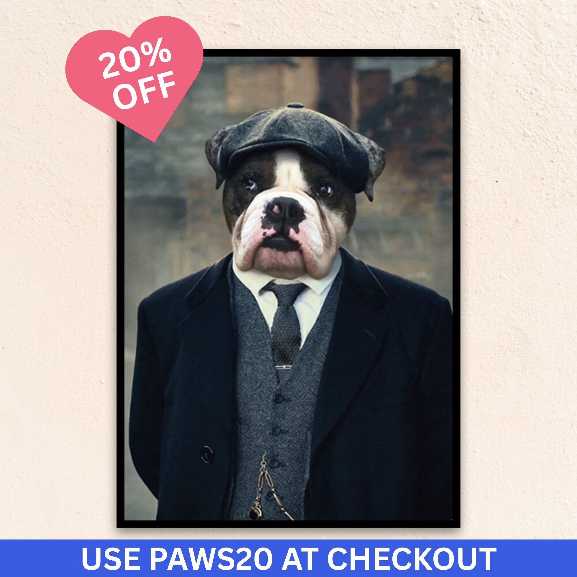 Custom Royal Pet Portrait | The Gangster