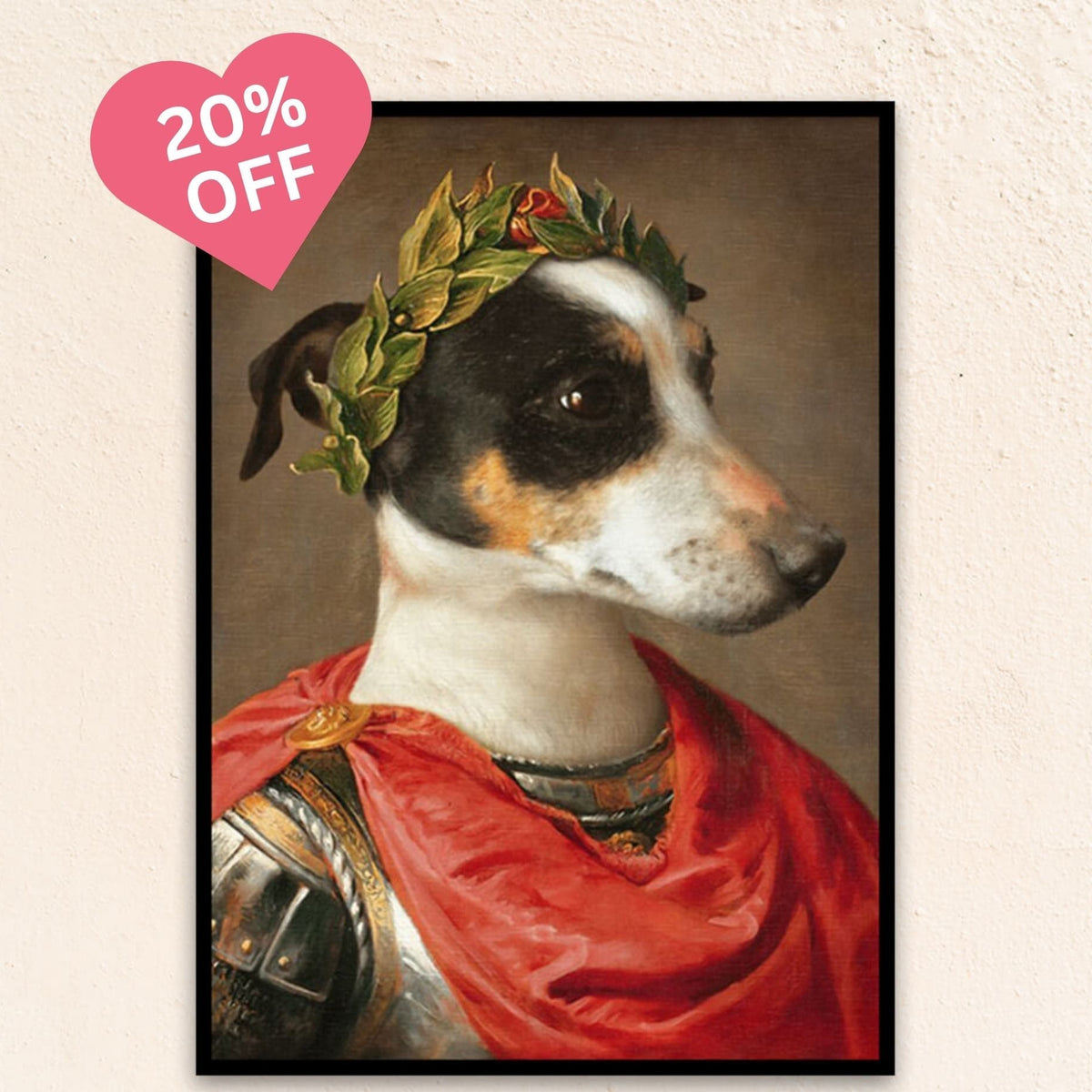 Custom Royal Pet Portrait | The Caesar