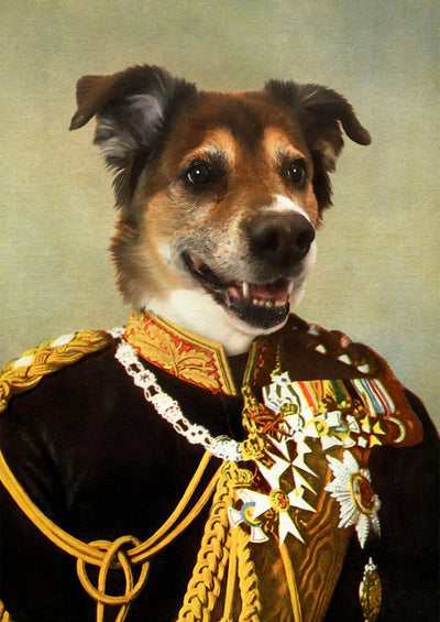 The Second Lieutenant - Custom Pet Portrait