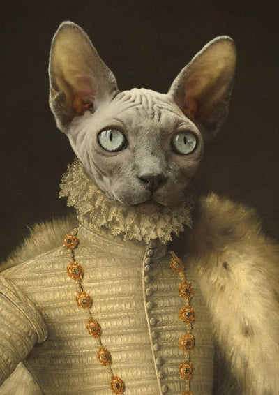 THE ELIZABETHAN - CUSTOM PET PORTRAIT portrait-my-pet.com
