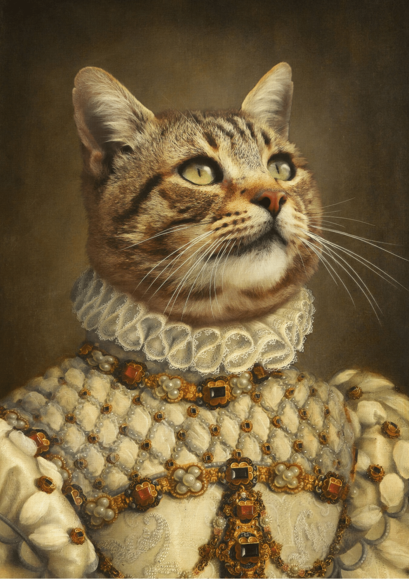 THE ROYAL PRINCESS - CUSTOM PET PORTRAIT portrait-my-pet.com 