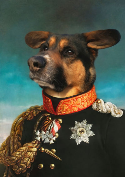 The Veteran - Custom Pet Portrait