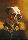 THE WAR GENERAL - CUSTOM PET PORTRAIT portrait-my-pet.com