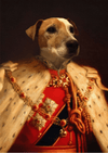 THE KING EDWARD - CUSTOM PET PORTRAIT portrait-my-pet.com