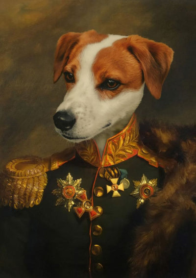 The Commander - Custom Pet Portrait