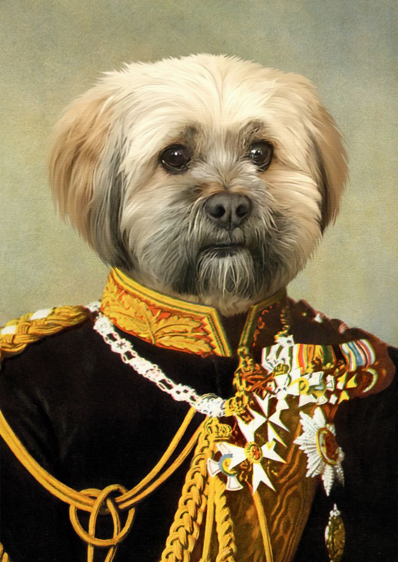The Second Lieutenant - Custom Pet Portrait